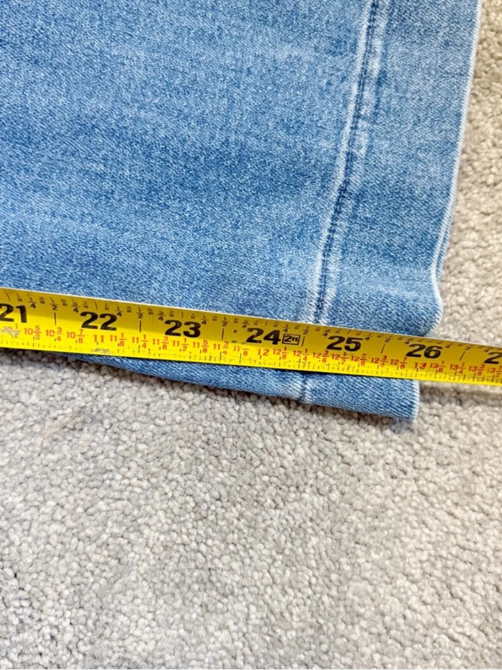 Frank and Eileen Westport Illusion Wide-Leg Pull-On Jean Size 8 Soft Denim - Picture 16 of 16